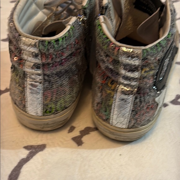 Golden Goose slide rainbow high top sneakers size 40 - Picture 12 of 16